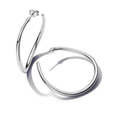 Pandora Organisch Geformte 42 mm Offene Damen Ohrringe - 293299C00
